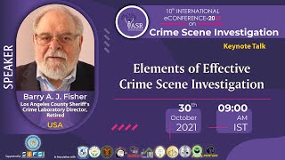 Elements of Effective Crime Scene Investigation