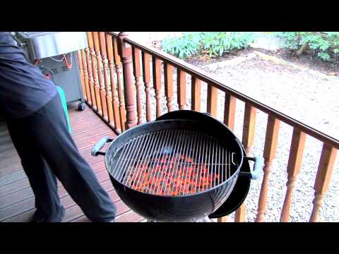 how to vent charcoal grill