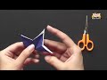 Make a Kirigami 5 Point Star Outline in Hindi