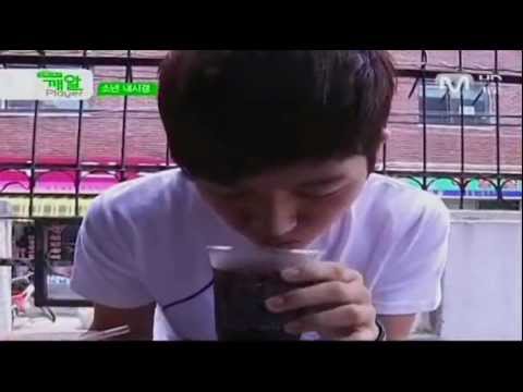 myungsoo - After L was pranked by Sungyeol, drinking a drink filled with vinegar, he decides to prank the members back this time by putting something into their drinks....