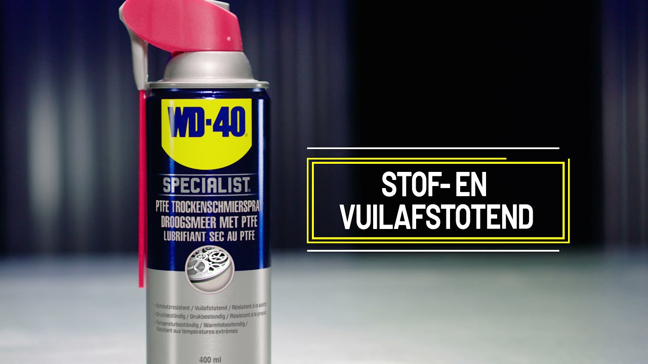 productvideo WD-40 Specialist Droogsmeerspray PTFE + Smart Straw 250ml