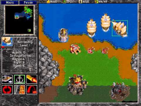 Warcraft 2: Tides of Darkness Full Walkthrough Human Mission 10: The Prisoners (Fastest)