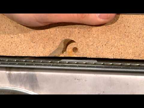 how to install u channel sink clips