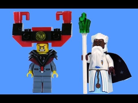 Build Lord Business & Vitruvius (The LEGO Movie)