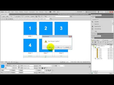 indreamweaver - http://www.EasyWebDesignSystem.com/ - How to create a photo gallery/album in Dreamweaver?