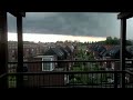 Onweer boven Malburgen (Arnhem-Zuid; 26 augustus 2011).