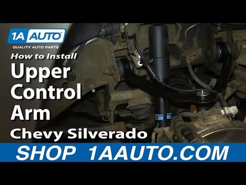 How To Install Replace Upper Control Arm 2000-06 Chevy Silverado Suburban Tahoe GMC Sierra Yukon