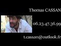 Bande-démo Comédien Thomas CASSAN