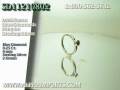 videos de 0.25 Carat Blue Diamond Ring in Sterling Silver