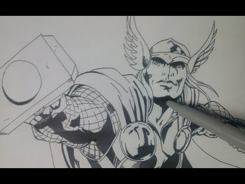 how to draw mjolnir