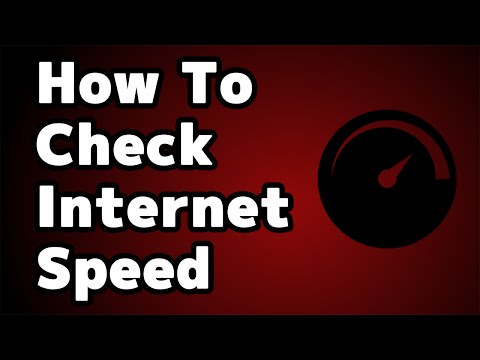 how to check your internet speed