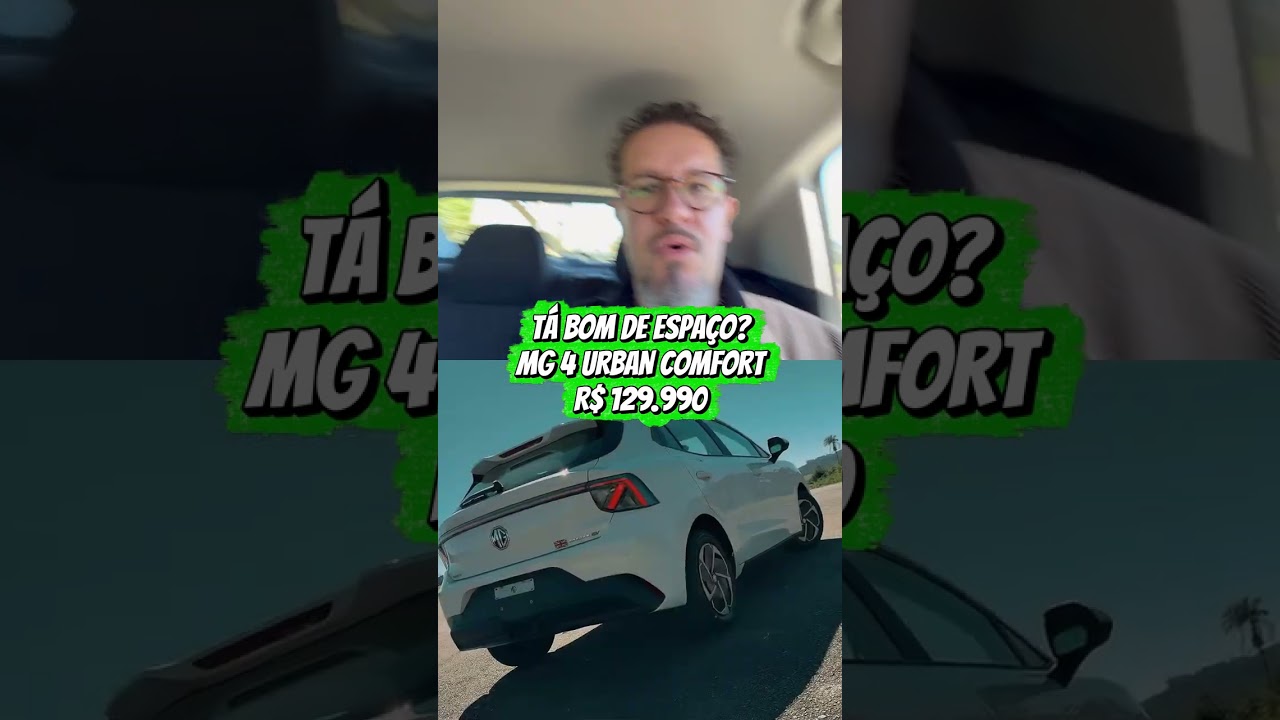 ESPAÇO DE SOBRA NO MG4 URBAN! 📏🚗