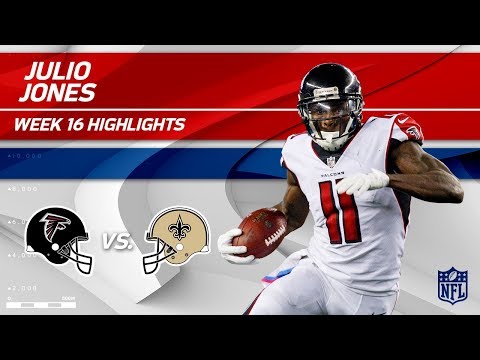 Video: Julio Jones' Huge Game w/ 149 Yards vs. New Orleans! | Falcons vs. Saints | Wk 16 Player Highlights
