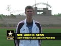 Army Profiles - SGT John Nunn