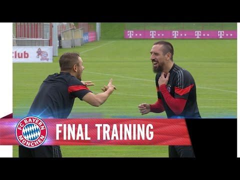 Final training AS Roma vs. FC Bayern