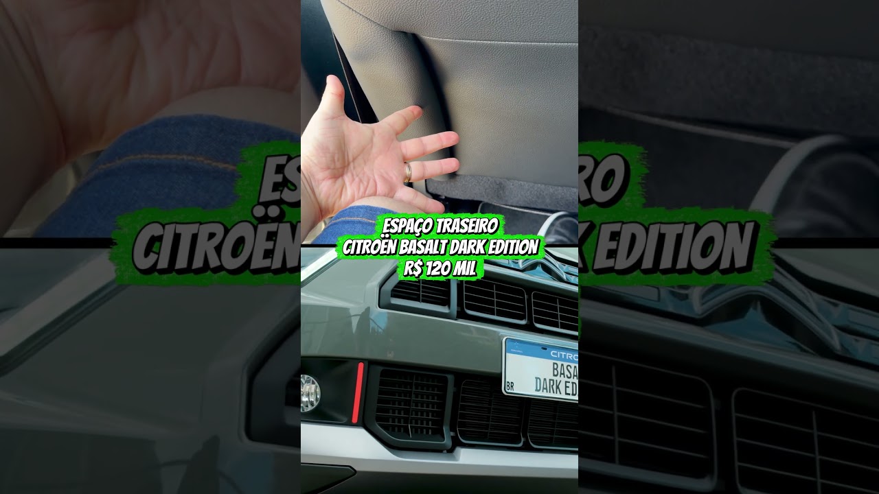 Raio-X do Espaço: O banco traseiro do Citroën Basalt! 🛑📏