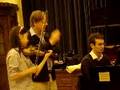 Richard Crabtree and his student Julia  Hwang 10 years old