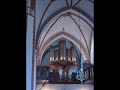 magdalena rainko plays organ recital in christ the king metropolitan cathedral in city of katowice, poland.