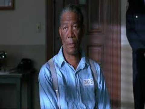 rehabilitation - favorite scence from shawshank redemption.