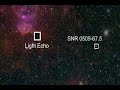 Light echoes ripple from ancient supernova