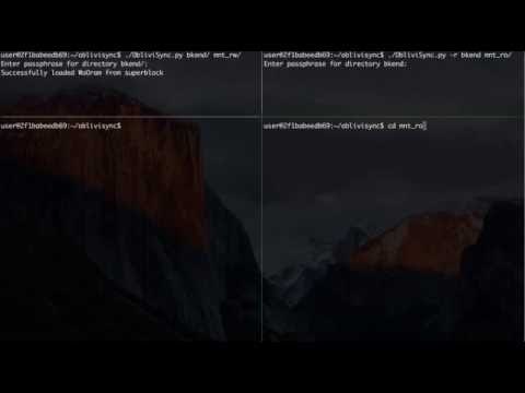 ObliviSync Demo Video