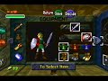 Ocarina of Time -beating Ganondorf/Ganon w/limited equipment