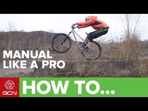 manual - Manualling a mountain bike is a really useful skill to get you out of trouble. Follow GCN on YouTube here: http://gcn.eu/gcnsubs Professional mountain biker ...
