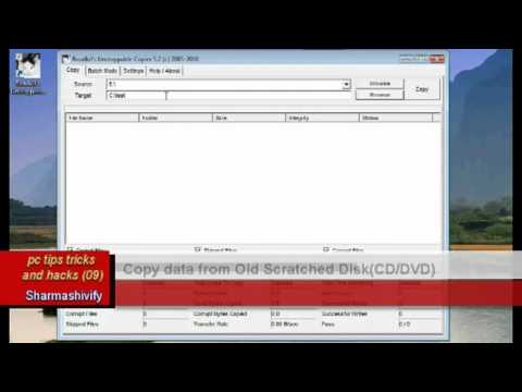 how to recover scratched dvd