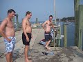 Deck Jumping in Cranberry Island Maine