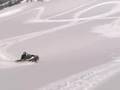 Snowmobile boondocking and hill climbing
