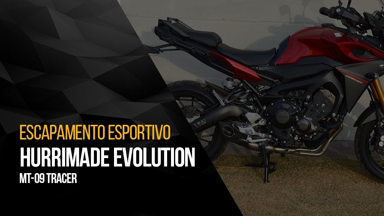 Capa do vídeo  Escapamento Hurrimade Evolution Full Yamaha Tracer 900 2016 a 2022