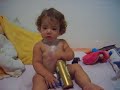 Passando talquinho