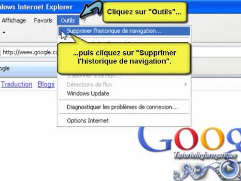 comment trouver historique internet