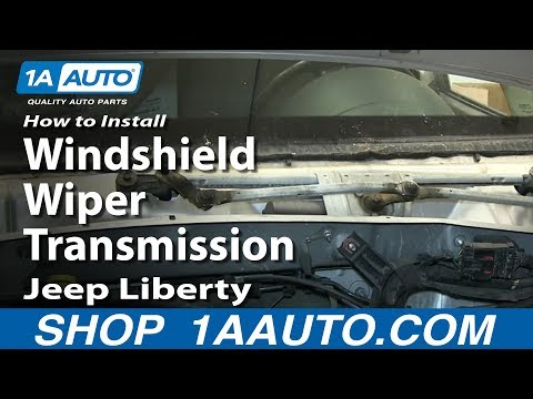 How To Install Replace Windshield Wiper Transmission 2002-07 Jeep Liberty