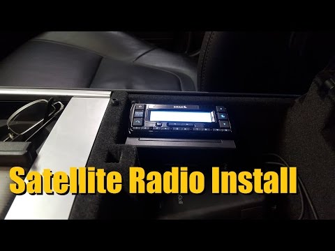 How to Install Satellite Radio (Sirius XM Radio)