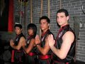 In 2006, Plum Blossom members went to King Mui Village to attend the dedication of the Chan Heung Museum and to celebrate the 200th Anniversary of the Founder of Choy Li Fut.
Kung Fu demo and celebration - in 2007 in King Mui Village, Jiangmen, China.