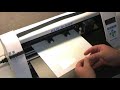 Cutting Stamp material with the Klic-N-Kut