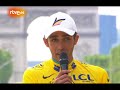 Contador, en lo alto del podio