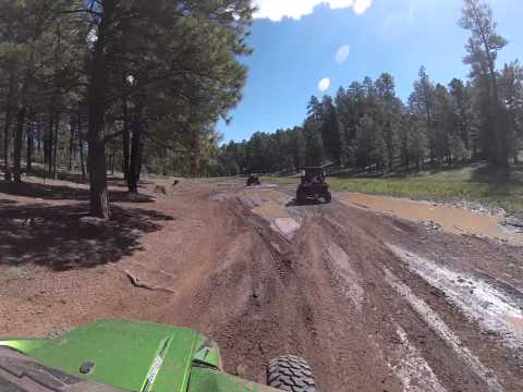 Munds Park AZ to a viewpoint of Sedona AZ through the Coconino National Forest
