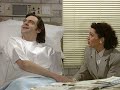 A Bit of Fry and Laurie. 4 сезон 2 серия. Operational Criteria Текст Хью Лори: Hugh: Yes, alright, it's a sketch in a hospital ward. I'm so sorry. I'm so sorry that we're not breaking moulds and deconstructing forms and pushing envelopes and drinking strange new types of lager in underground bars with tight hipster jeans hanging from our earlobes. I'm sorry we haven't 