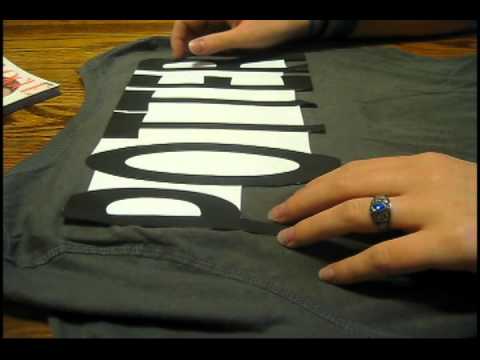 how to paint names on t shirts
