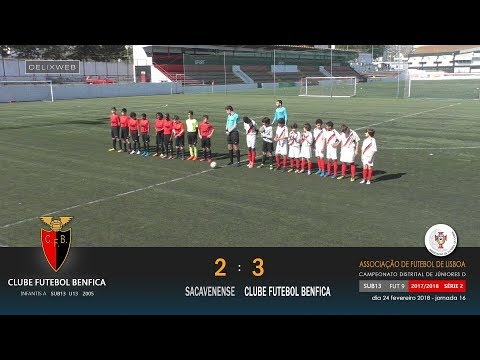 Sacavenense (2-3) Clube Futebol Benfica [FUT9 S13]