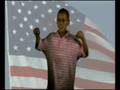 Angela is cheering for U. S. A.