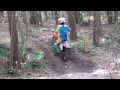Honda XR 70 Riding the Trails on the Farm