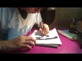 a shadow sketch of scarlett johansson. playback speed is x10 ( 10 times faster than original time taken for this sketch )