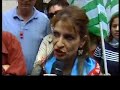 Servizio televisivo protesta pra