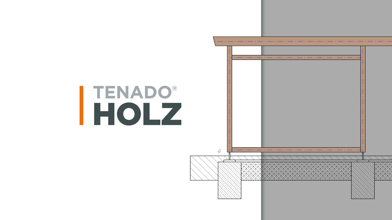 TENADO HOLZ | Carport Zeichnen
