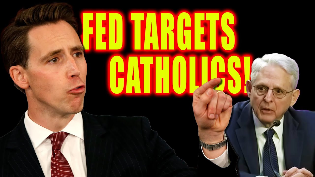 💥A Catholic reacts to Josh Hawley SLAMMING Merrick Garland's Assault on Catholics!