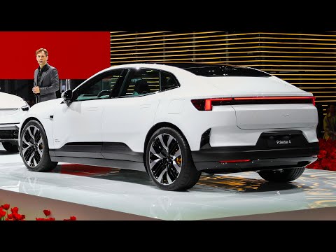 The New Polestar 4 – 544-HP Electric High-Performance SUV Coupe