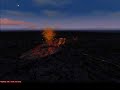 Buffett Visits Kilauea Volcano